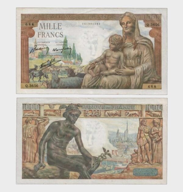 1943 - 1000 Francs