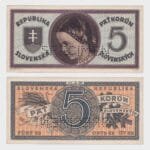 1945 - 5 Korun - SPECIMEN