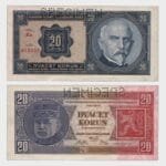 1926 - 20 Korun - SPECIMEN