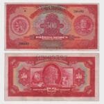 1929 - 500 Korun - SPECIMEN