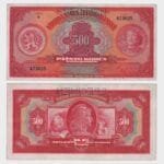 1929 - 500 Korun - SPECIMEN