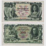 1931 - 100 Korun - SPECIMEN