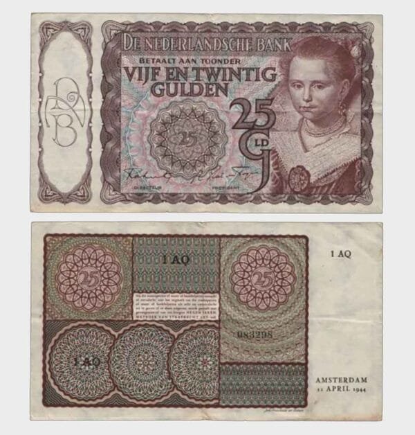 1944 - 25 Gulden