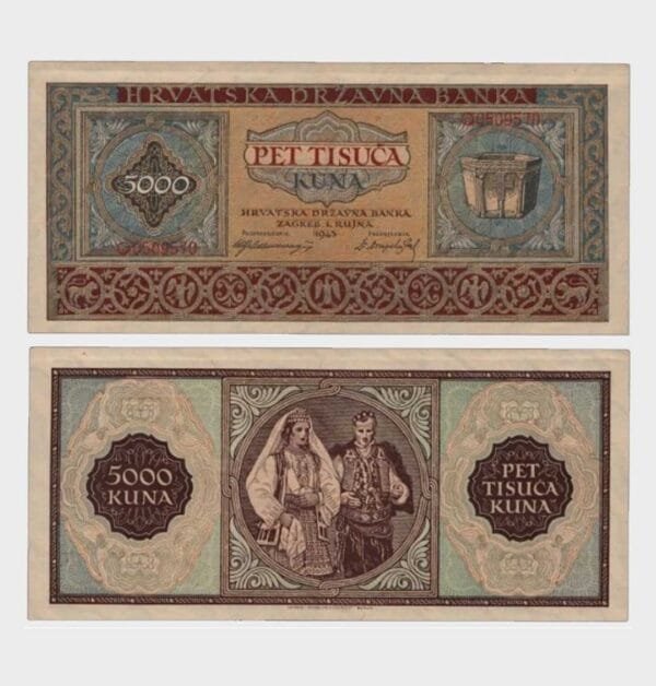 1943 - 5000 Kuna