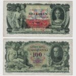 1931 (1939) - 100 Korun - 2x SPECIMEN