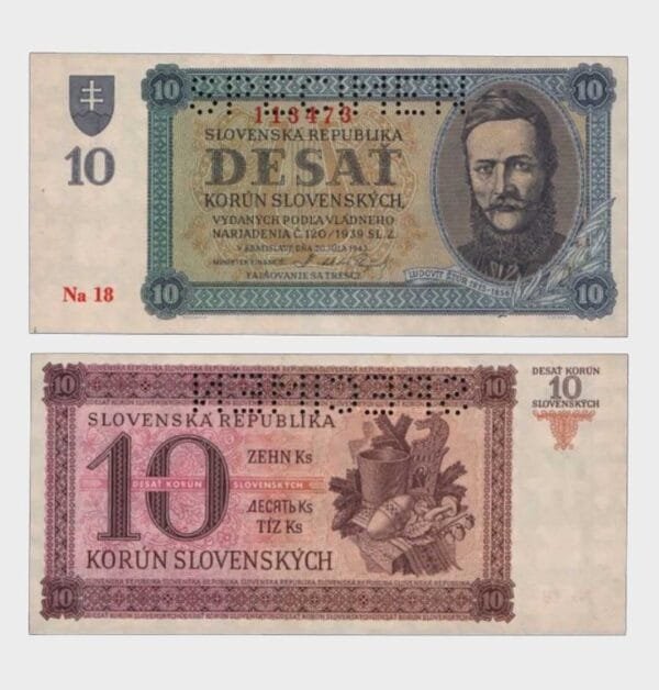 1943 - 10 Korun - SPECIMEN