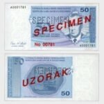 1998 - 50 Pfeniga - SPECIMEN