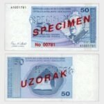 1998 - 50 Pfeniga - SPECIMEN