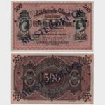 1890 - 500 Mark - MUSTERDRUCK