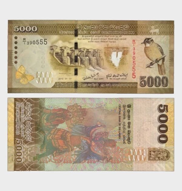 2010 - 5000 Rupees