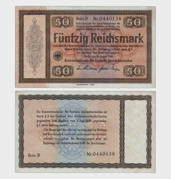 1933 - 50 Reichsmark