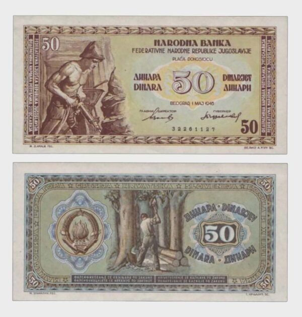 1946 - 50 Dinara