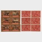 1922 - 6x 75 Pfennig