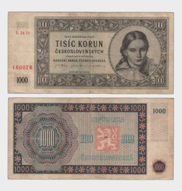 1945 - 1000 Korun