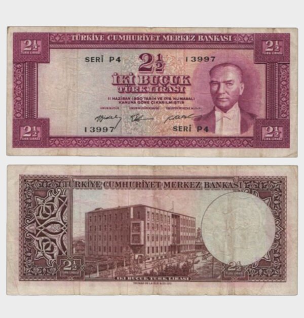 1955 - 2 1/2 Lira