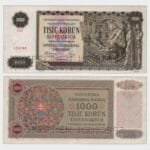 1940 - 1000 Korun - 2x SPECIMEN