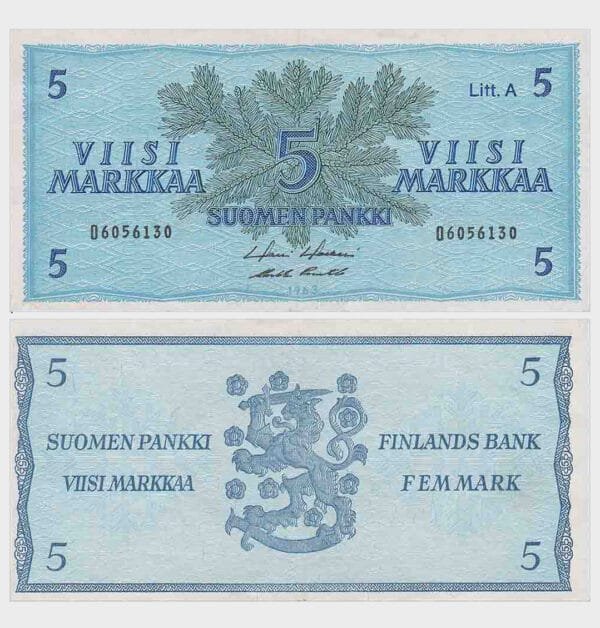 1963 - 5 Markkaa