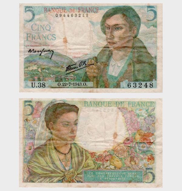 1943 - 5 Francs