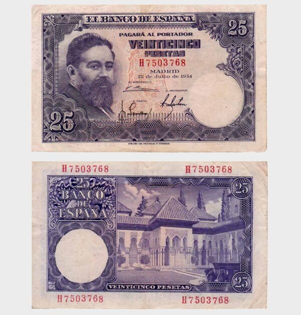1954 - 25 Pesetas