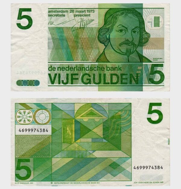 1973 - 5 Gulden