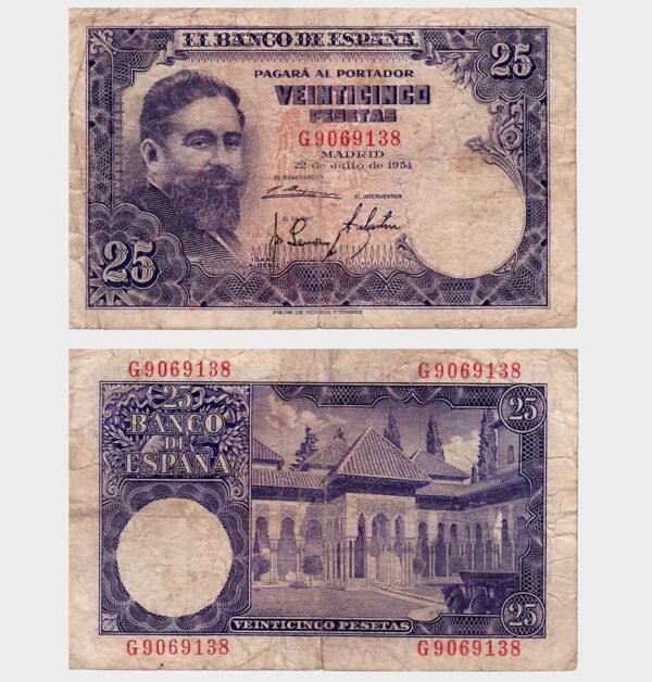 1954 - 25 Pesetas