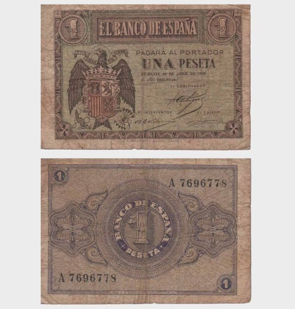 1938 - 1 Peseta