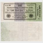 1935 - 0.42 Mark Gold = 1/10 Dollar