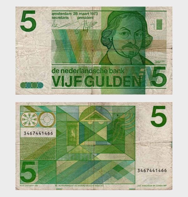 1973 - 5 Gulden