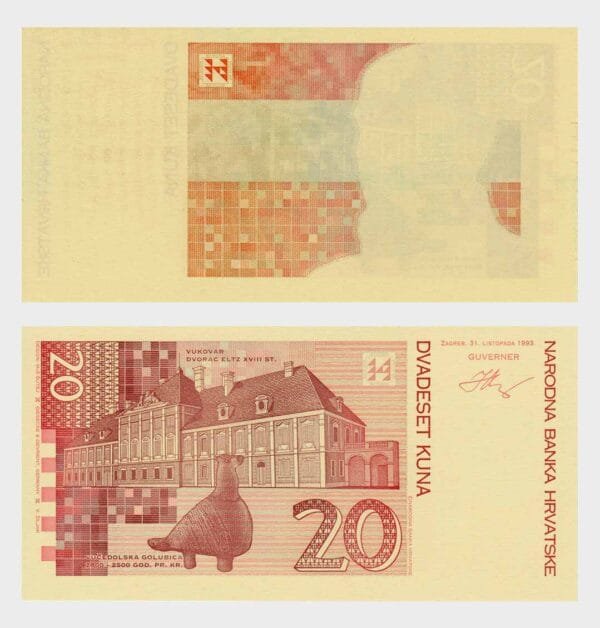 1993 - 20 Kuna - PROOF