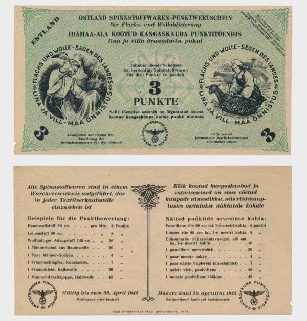 1942 - 3 Punkte - Estonia