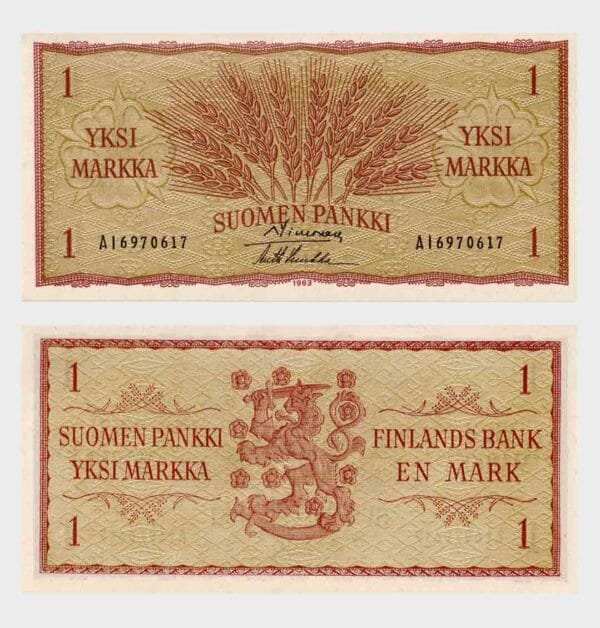 1963 - 1 Markka