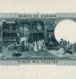 1938 - 5000 Pesetas - PROOF - Image 4