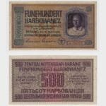 1942 - 500 Karbowanez