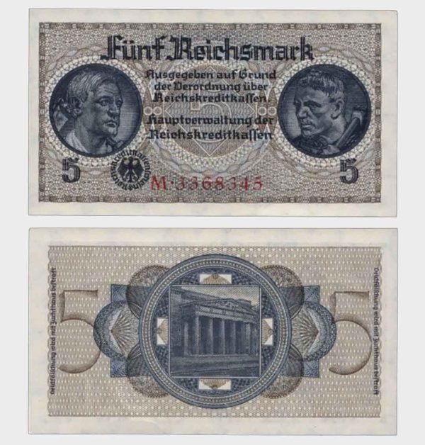 1939 - 5 Reichsmark