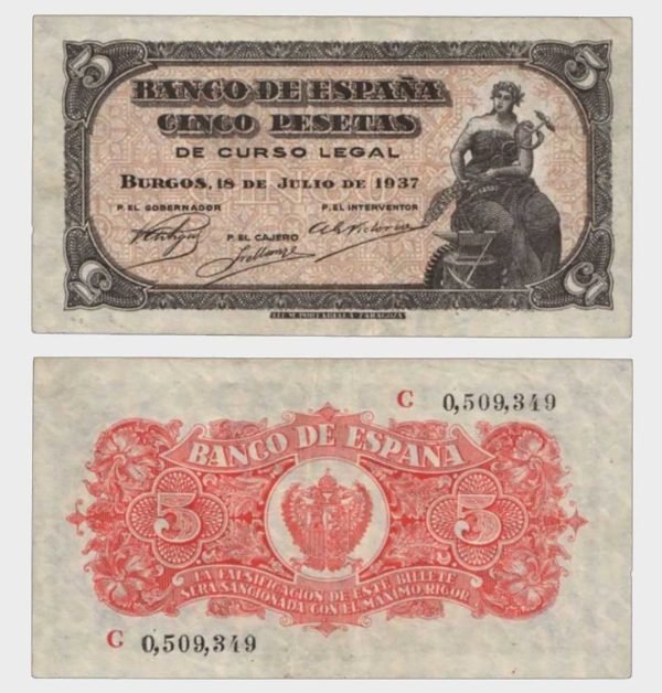 1937 - 5 Pesetas