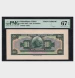 1919 - 10 Gourdes - PROOF - PMG - Image 2