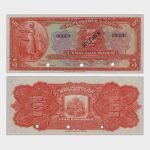 1919 - 5 Gourdes - SPECIMEN - PMG