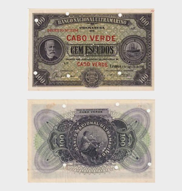 1941 - 100 Escudos - SPECIMEN