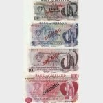 1972 - 1,5,10,100 Pounds - SPECIMEN