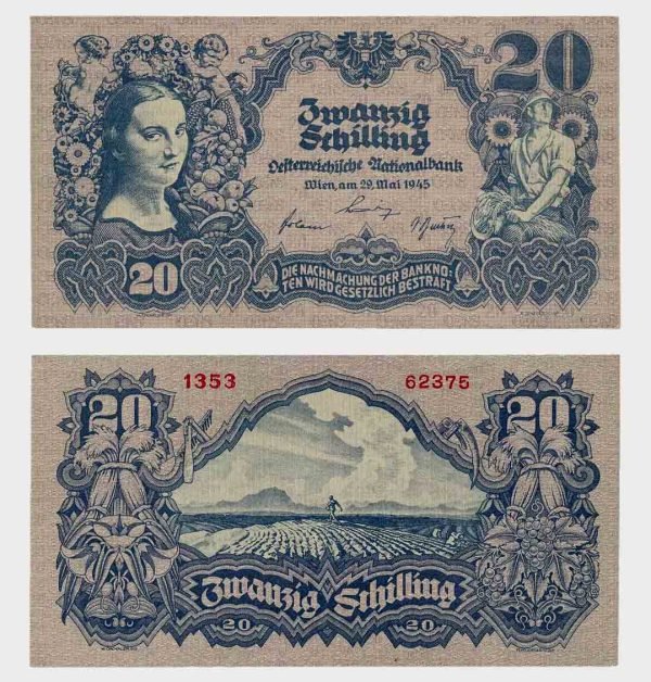 1945 - 20 Schilling