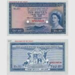 1954 - 10 Rupees - SPECIMEN