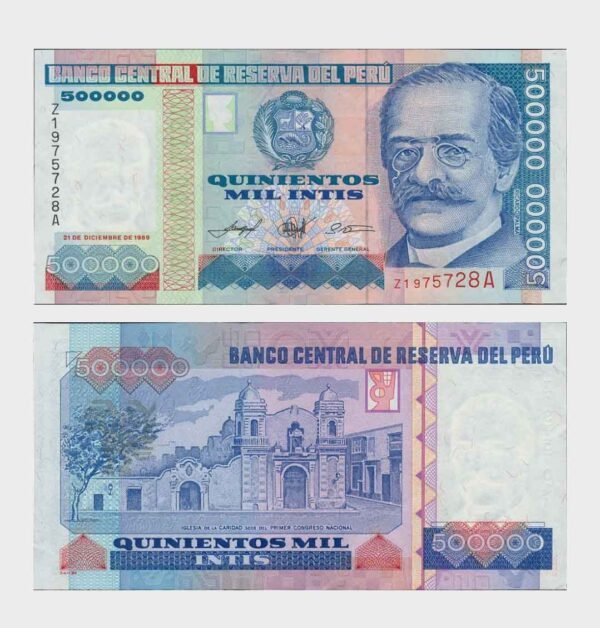 1989 - 500.000 Intis - Replacement