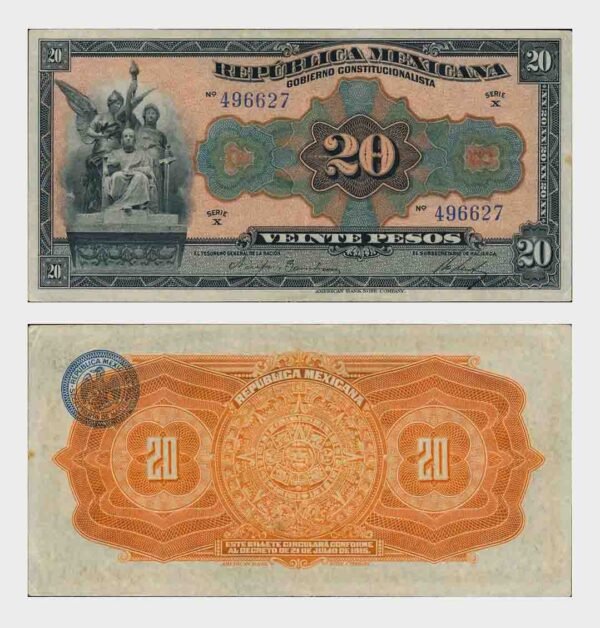 1915 - 20 Pesos