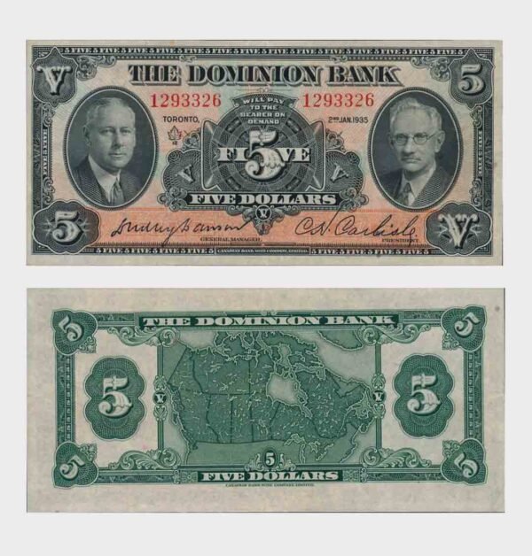 1935 - 5 Dollars