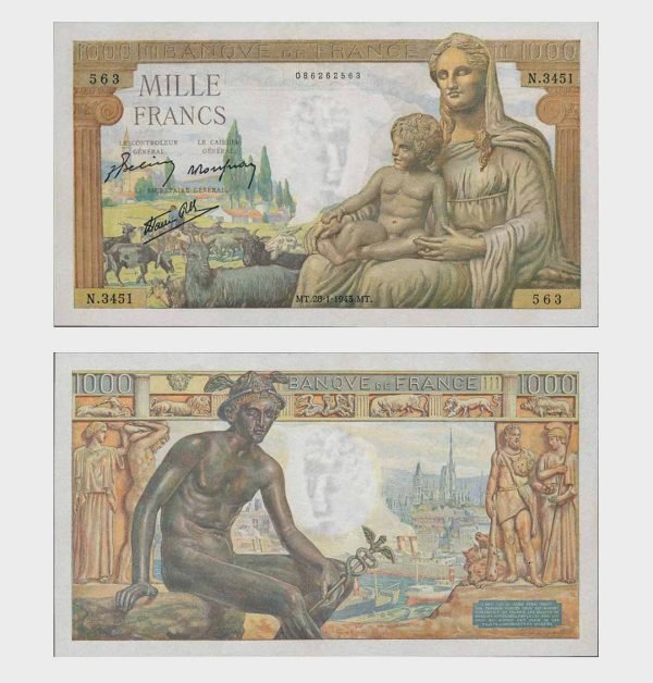 1943 - 1000 Francs