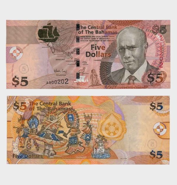 2007 - 5 Dollars - S/N : A...202