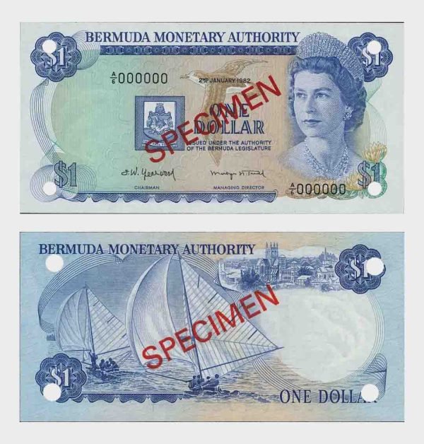 1982 - 1 Dollar - SPECIMEN