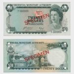 1976 - 20 Dollars - SPECIMEN