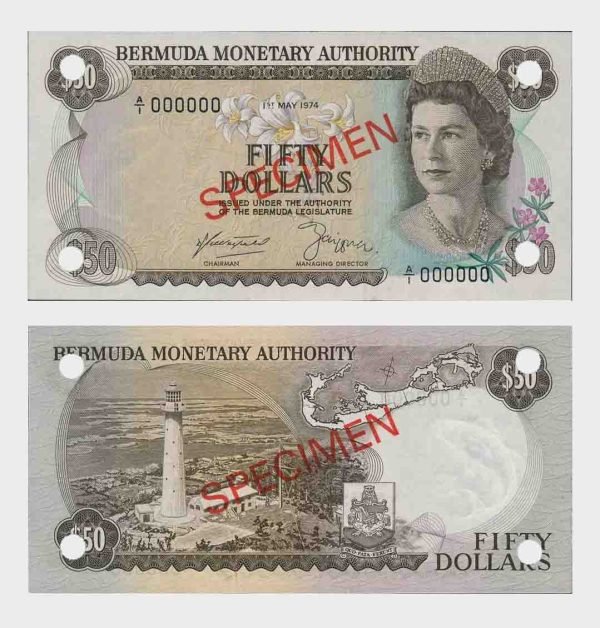 1974 - 50 Dollars - SPECIMEN