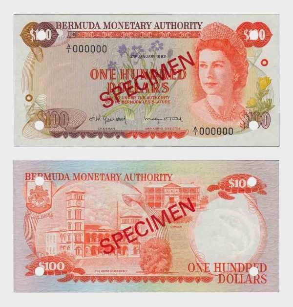 1982 - 100 Dollars - SPECIMEN